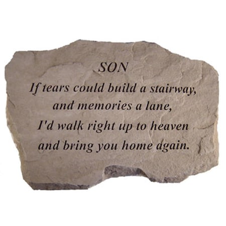 Kay Berry Son-If Tears Could Build A Stairway - Memorial - 16 Inches x 10.5 Inches x 1.5 Inches KA313614
